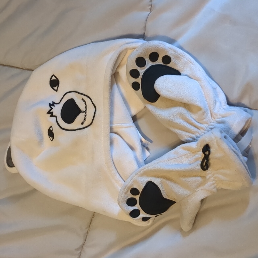 Kids Land's End Mittens and Hat set